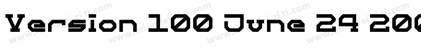 Version 100 June 24 2006 initia字体转换